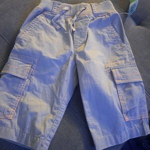 Boys Gray Cargo Shorts